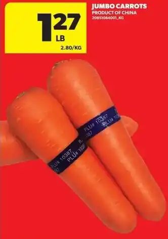 Real Canadian Superstore Jumbo carrots offer