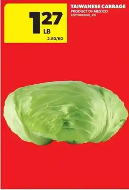 Real Canadian Superstore Taiwanese cabbage offer