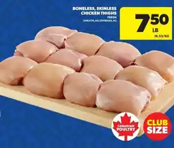 Real Canadian Superstore Boneless, skinless chicken thighs offer