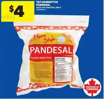 Real Canadian Superstore T&T homestyle pandesal offer