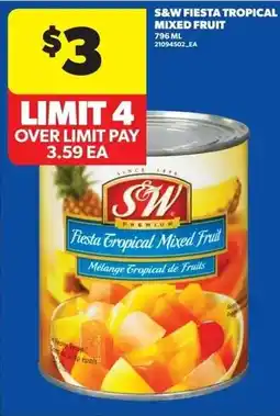Real Canadian Superstore S&W fiesta tropical mixed fruit offer
