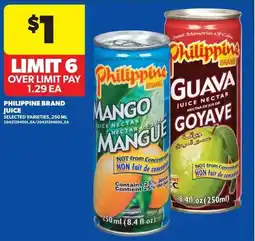 Real Canadian Superstore Philippine brand juice offer
