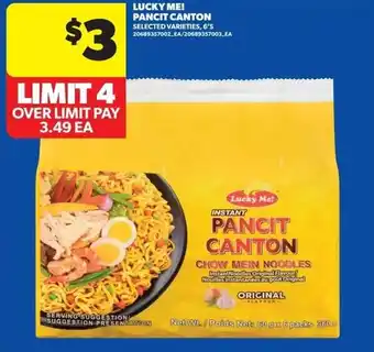 Real Canadian Superstore Lucky me! pancit canton offer