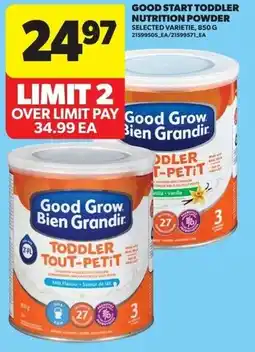Real Canadian Superstore Good start toddler nutrition powder offer