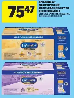Real Canadian Superstore Enfamil a+ neuropro or gentlease ready to feed formula offer