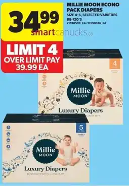 Real Canadian Superstore Millie moon econo pack diapers offer