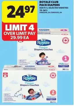 Real Canadian Superstore Royale club pack diapers offer
