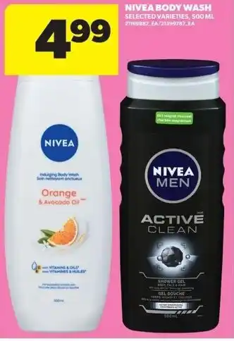 Real Canadian Superstore Nivea body wash offer