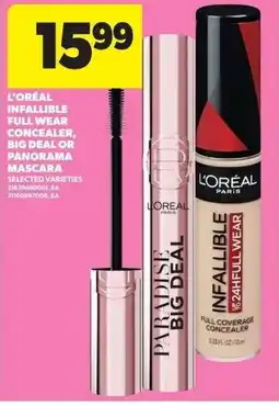 Real Canadian Superstore L'oréal infallible full wear concealer, big deal or panorama mascara offer