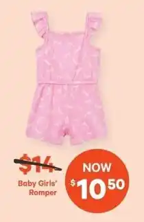 Real Canadian Superstore Baby girls' romper offer