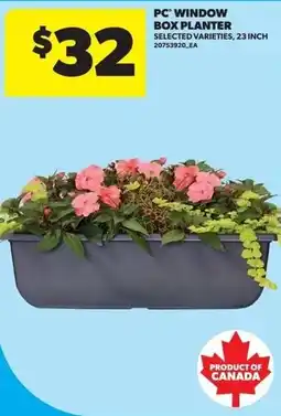 Real Canadian Superstore PC window box planter offer