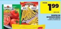 Real Canadian Superstore Burpee or mckenzie seeds offer