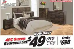 Surplus Furniture Montana 4-Piece Queen Bedroom Set offer