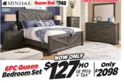 Surplus Furniture Montana 6-Piece Queen Bedroom Set offer