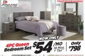Surplus Furniture Alabaster Oak 4-Piece Queen Bedroom Set offer