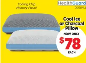 Surplus Furniture Cool Ice or Charcoal Queen Pillow offer