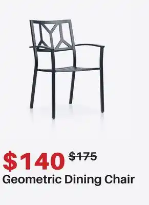 Dot Furniture Geometric Dining Chair offer