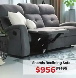 Dot Furniture Shamis Reclining Sofa offer