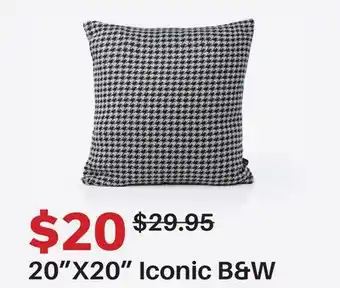 Dot Furniture 20 x 20 Iconic B&W offer