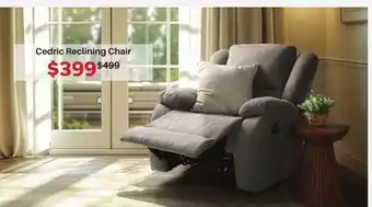 Dot Furniture Cedric Reclining Chair offer