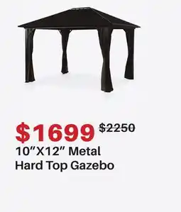 Dot Furniture 10X12 Metal Hard Top Gazebo offer