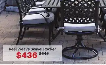 Dot Furniture Reel Weave Swivel Rocker offer