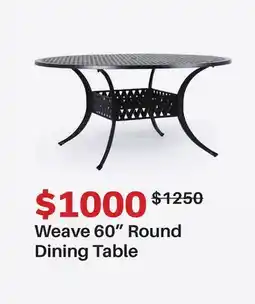 Dot Furniture Weave 60 Round Dining Table offer