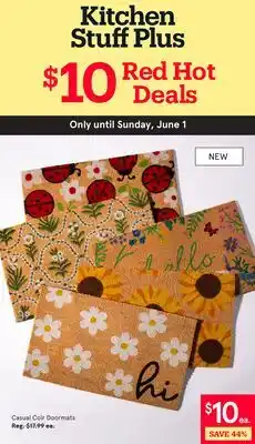 Kitchen Stuff Plus Casual Coir Doormats offer