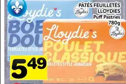 Supermarché PA PÂTÉS FEUILLETÉS LLOYDIES | PUFFPASTRIES offer