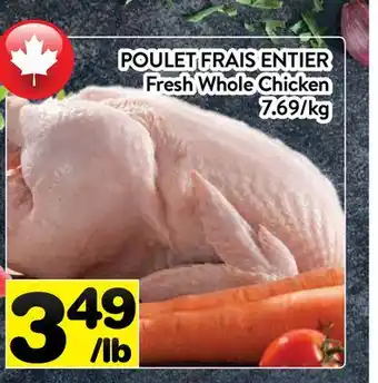 Supermarché PA POULET FRAIS ENTIER | FRESH WHOLE CHICKEN offer