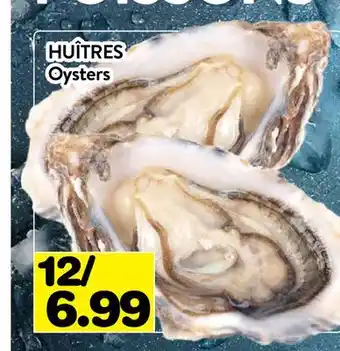 Supermarché PA HUÎTRES | OYSTERS offer