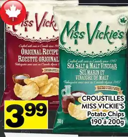 Supermarché PA CROUSTILLES MISS VICKIE'S | POTATO CHIPS offer