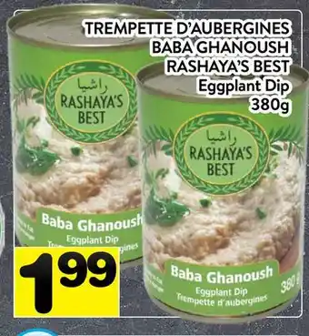Supermarché PA TREMPETTE D'AUBERGINES BABA GHANOUSH RASHAYA'S BEST | EGGPLANT DIP offer