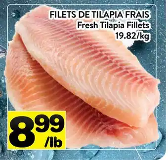 Supermarché PA FILETS DE TILAPIA FRAIS | Fresh Tilapia Fillets offer