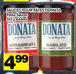 Supermarché PA SAUCES POUR PÂTES DONATA | PASTA SAUCES offer
