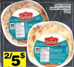 Supermarché PA PAIN INDIEN NAAN SANTOSH offer