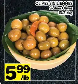 Supermarché PA OLIVES SICILIENNES | Sicilian Olives offer