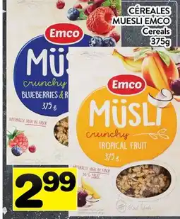 Supermarché PA CÉREALES MUESLI EMCO | Cereals offer