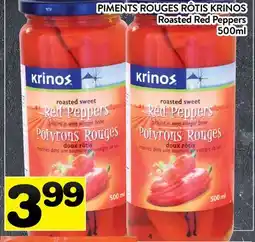 Supermarché PA PIMENTS ROUGES RÔTIS KRINOS | Roasted Red Peppers offer