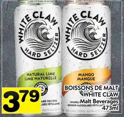 Supermarché PA BOISSONS DE MALT WHITE CLAW | Malt Beverages offer