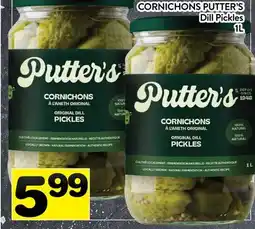Supermarché PA CORNICHONS PUTTER'S | Dill Pickles offer