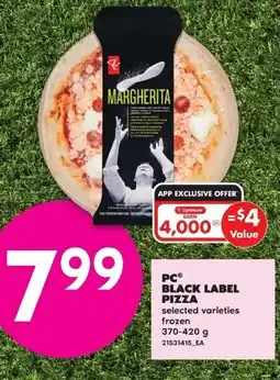 No Frills PC black label pizza offer