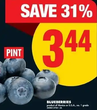 No Frills Blueberries offer