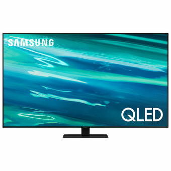 Best Buy Samsung 75" 4K UHD HDR QLED Tizen Smart TV (QN75Q80AAFXZC) - 2021 - Titan Black offer
