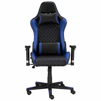 Best Buy Brassex Atticus Ergonomic Faux Leather Gaming Chair - Blue offer