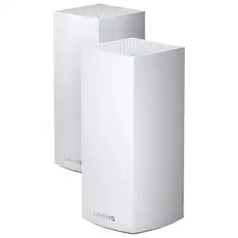 Best Buy Linksys Velop AX4200 Whole Home Mesh Tri-Band Wi-Fi 6 System (MX8400-CA) - 2 Pack offer