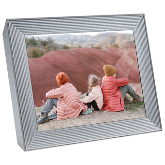 Best Buy Aura Mason Luxe 9.7" Wi-Fi Digital Photo Frame (AF700WHT) - Sandstone offer