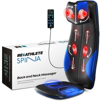 Best Buy REATHLETE SPINA Massager Cushion | Back Massager & Neck Massager | Portable Body Massager Fitting Any Chair or Sofa | Shiatsu offer