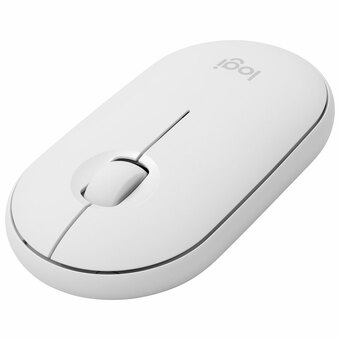 Best Buy Logitech Pebble i345 Wireless Optical Mouse for iPad - White offer