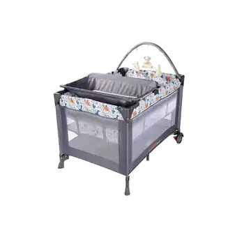 Best Buy Portable Baby Playard, Sturdy Play Yard with with Removable Bassinet and Changing Station, Grey offer